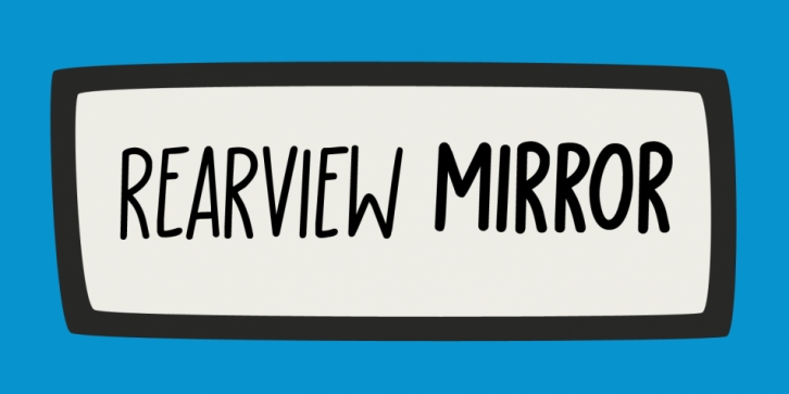 Rearview Mirror Font Download