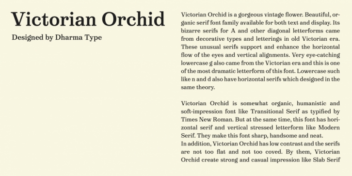 Victorian Orchid Font Download