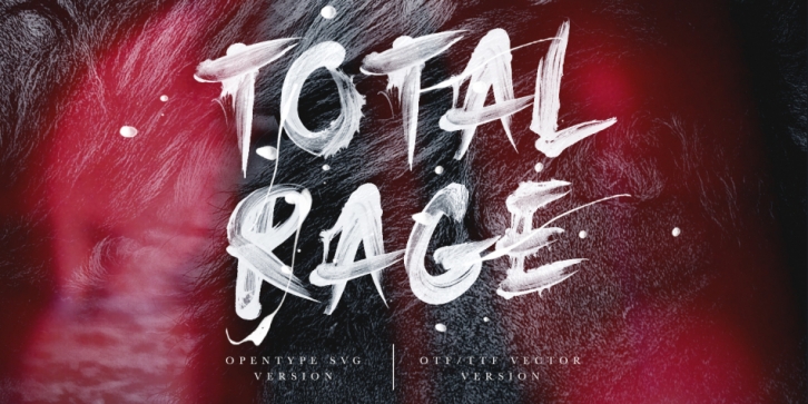 Total Rage SVG Font Download