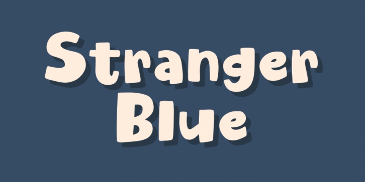 Stranger Blue Font Download