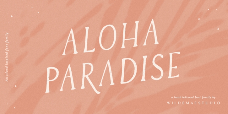 Aloha Paradise Font Download