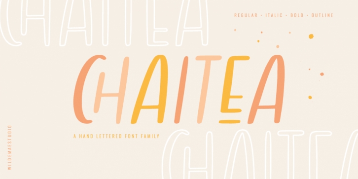 Chaitea Font Family Font Download