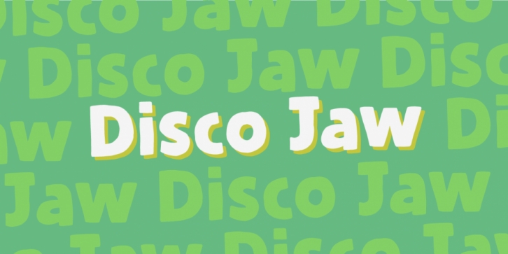 Disco Jaw Font Download