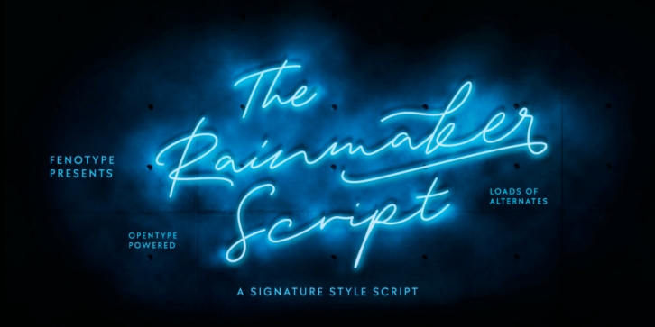 Rainmaker Script Font Download
