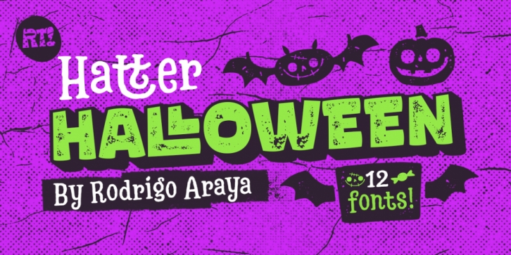 Hatter Halloween Font Download