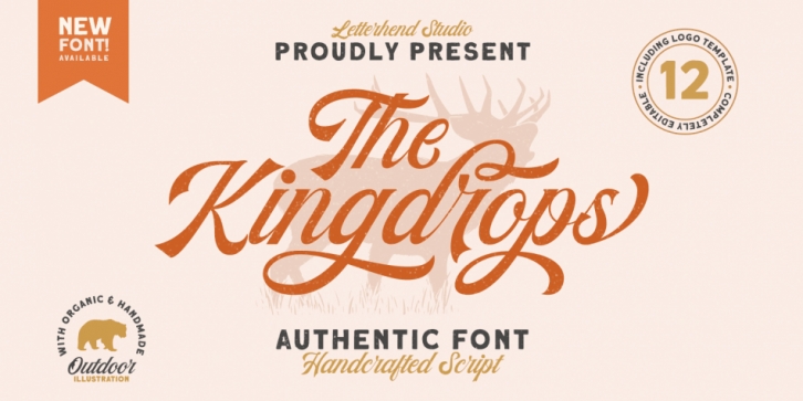 The Kingdrops Font Download