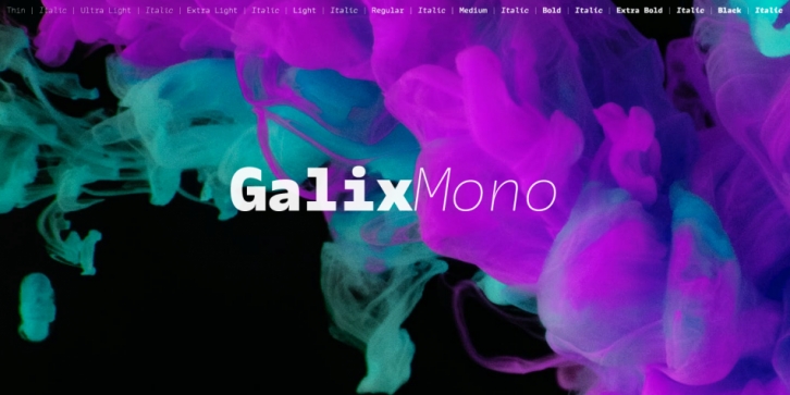 Galix Mono Font Download