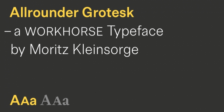 Allrounder Grotesk Font Download