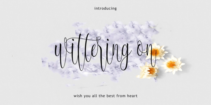 Witterin on Font Download