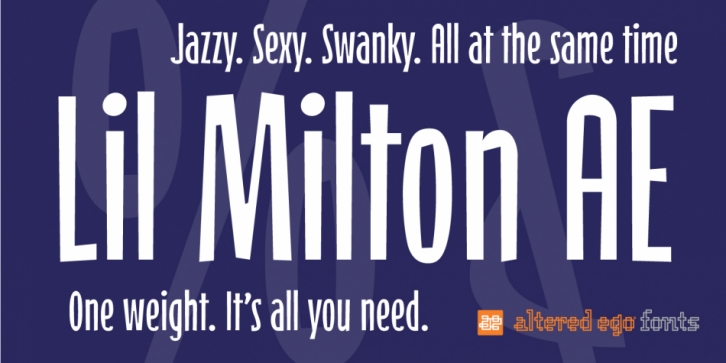 Lil Milton AE Font Download