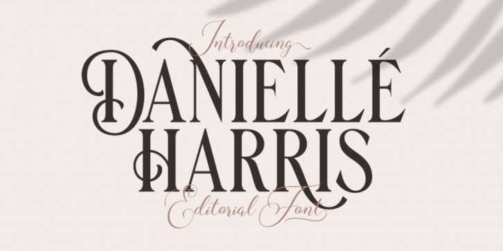 Danielle Harris Font Download