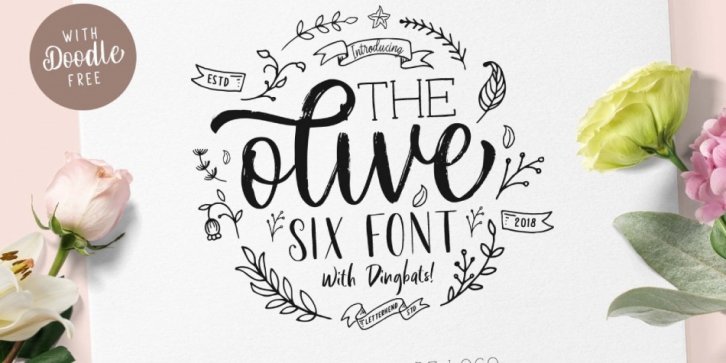 Olive - Hand Lettering Tool Kit Font Download