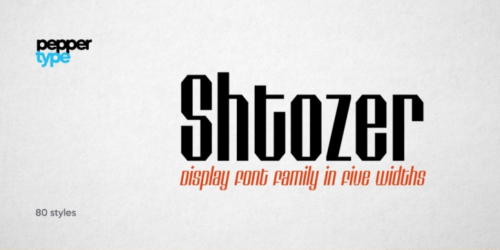 Shtozer Font Download