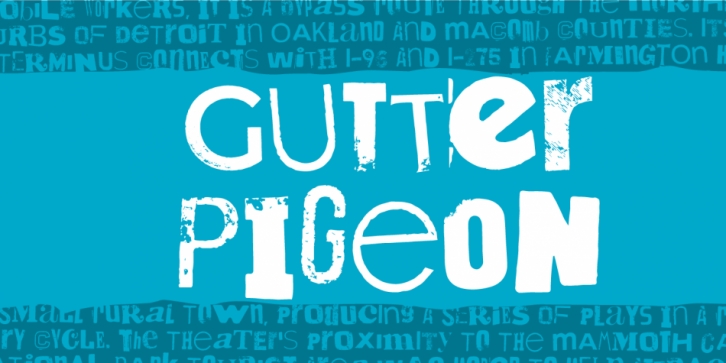 Gutter Pigeon Font Download