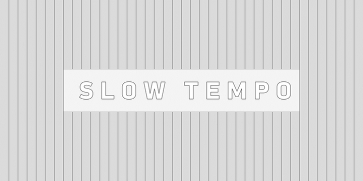 Slow Tempo Font Download