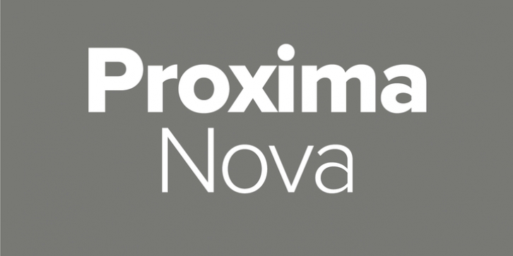 Proxima Nova Font Download