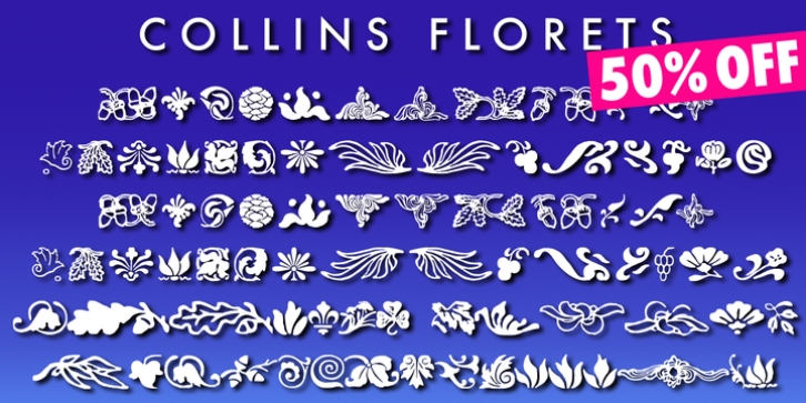 Collins Florets Font Download