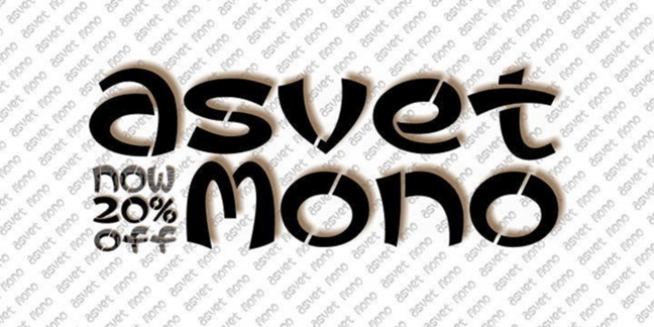 Asvet Mono Font Download