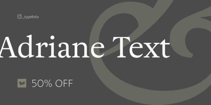 Adriane Text Font Download