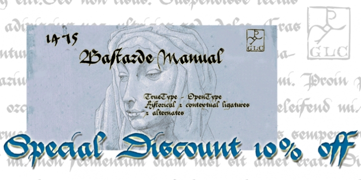1475 Bastarde Manual Font Download