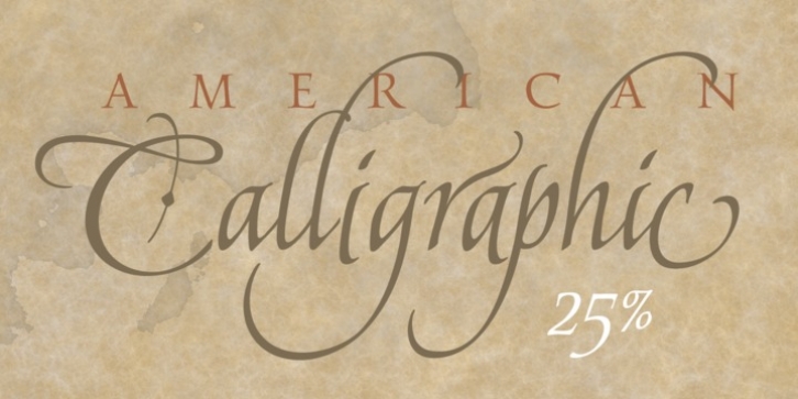 American Calligraphic Font Download