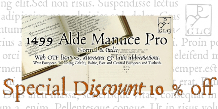 1499 Alde Manuce Pro Font Download