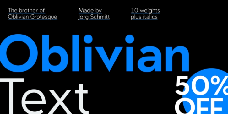 Oblivian Text Font Download