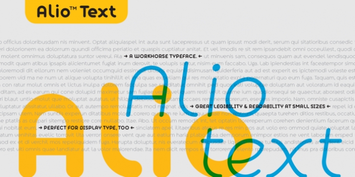 Alio Text Font Download