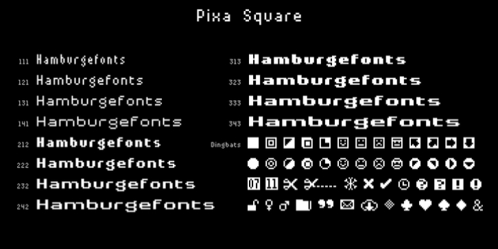 Pixa Square Font Download