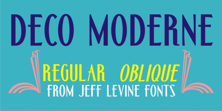 Deco Moderne JNL Font Download