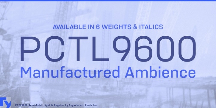 PCTL9600 Font Download