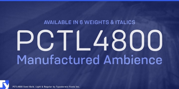 PCTL4800 Font Download