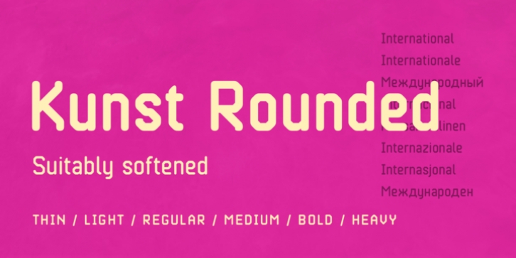 Kunst Rounded Font Download