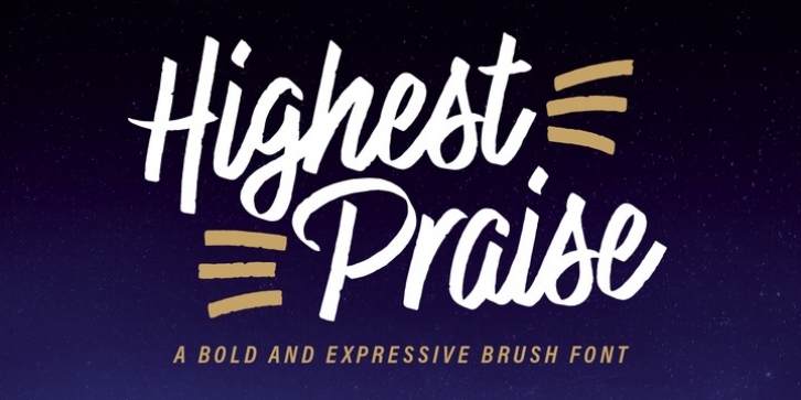 Highest Praise Font Download