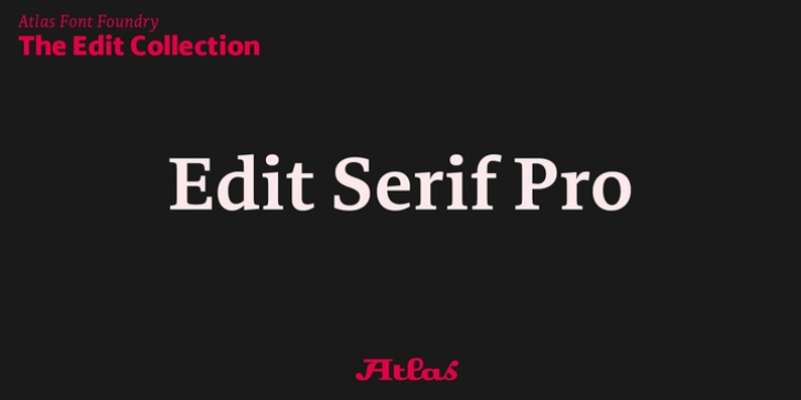 Edit Serif Pro Font Download