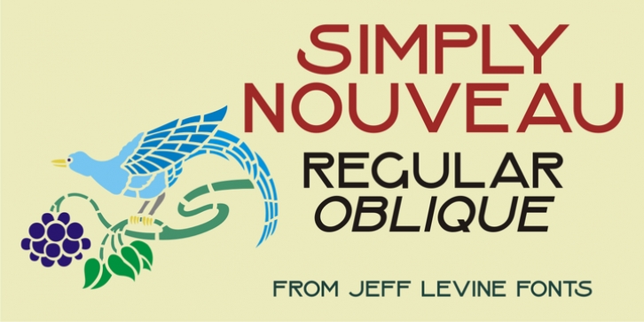 Simply Nouveau JNL Font Download