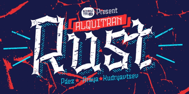 Alquitran Rust Font Download