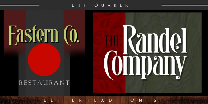 LHF Quaker Font Download