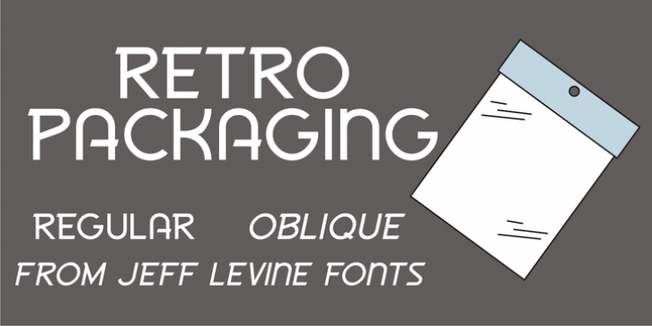 Retro Packaging JNL Font Download