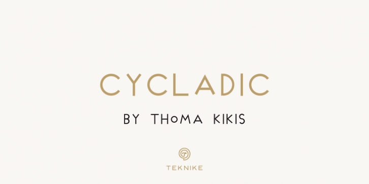 Cycladic Font Download