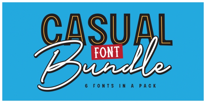 Casual Font Bundle Font Download