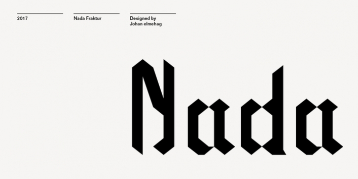 Nada Fraktur Font Download