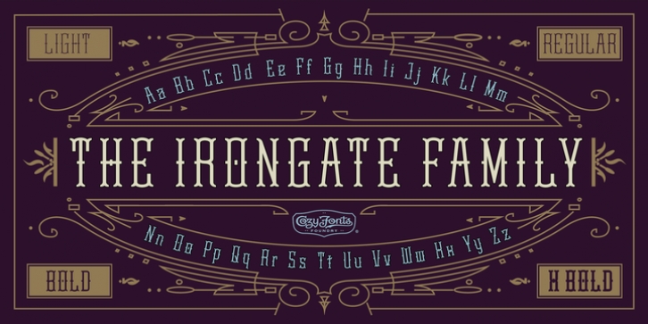 Irongate Font Download