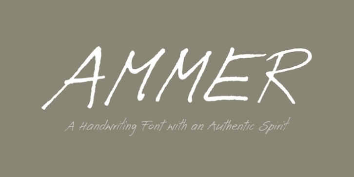Ammer Handwriting Font Download