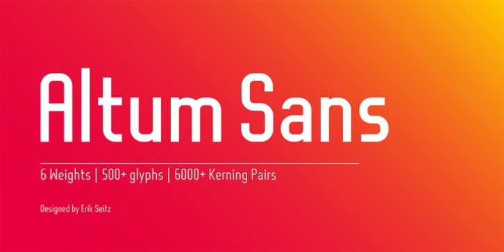 Altum Sans Font Download