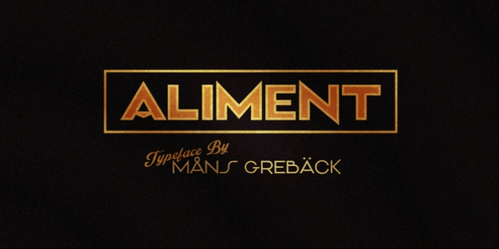 Aliment Font Download