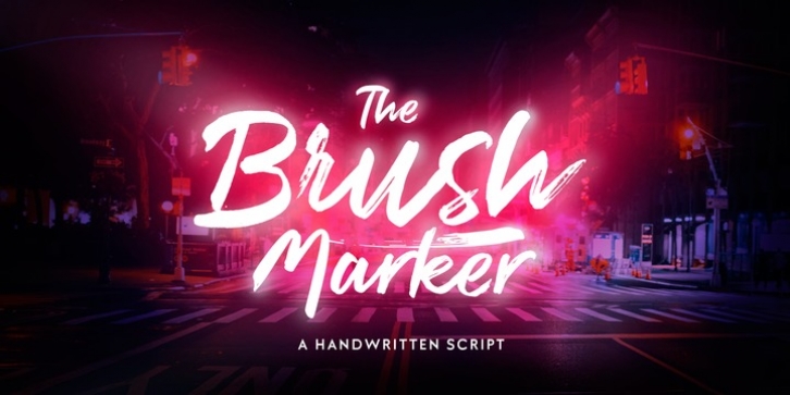 Brush Marker Font Download