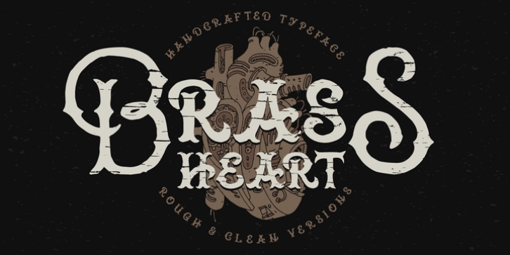 Brass Heart Font Download