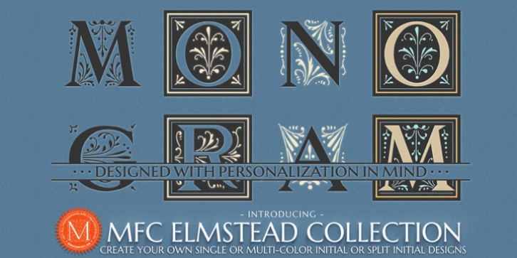 MFC Elmstead Monogram Font Download
