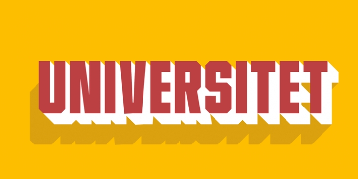 Universitet Font Download